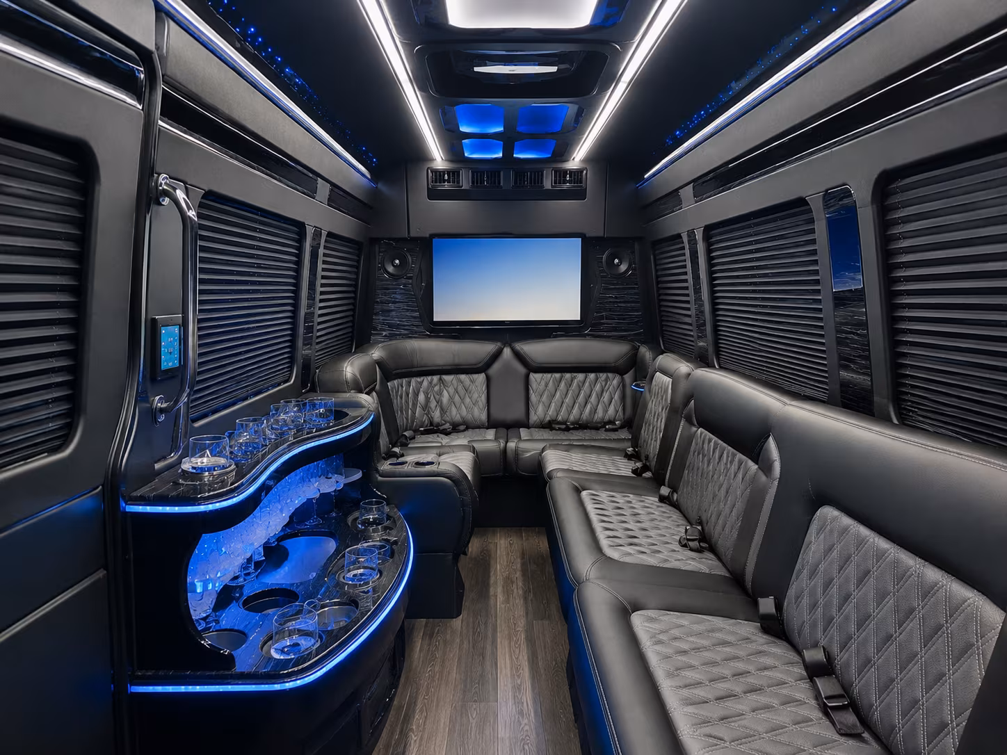 browse every bus type available for coral springs prom night