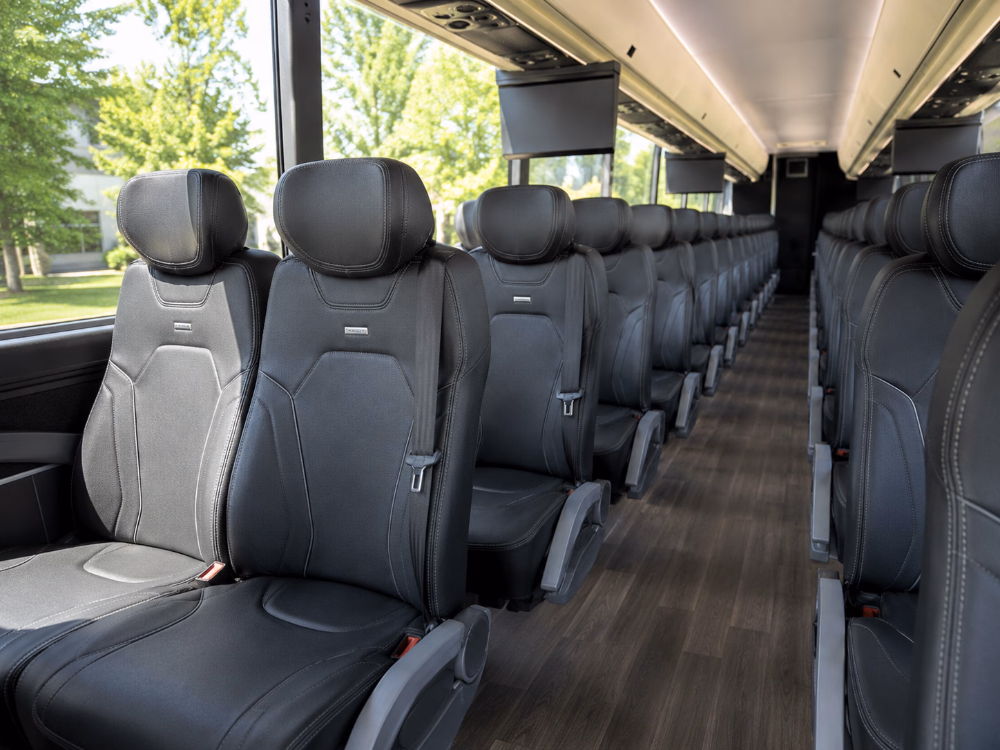 coral springs charter bus interior 2