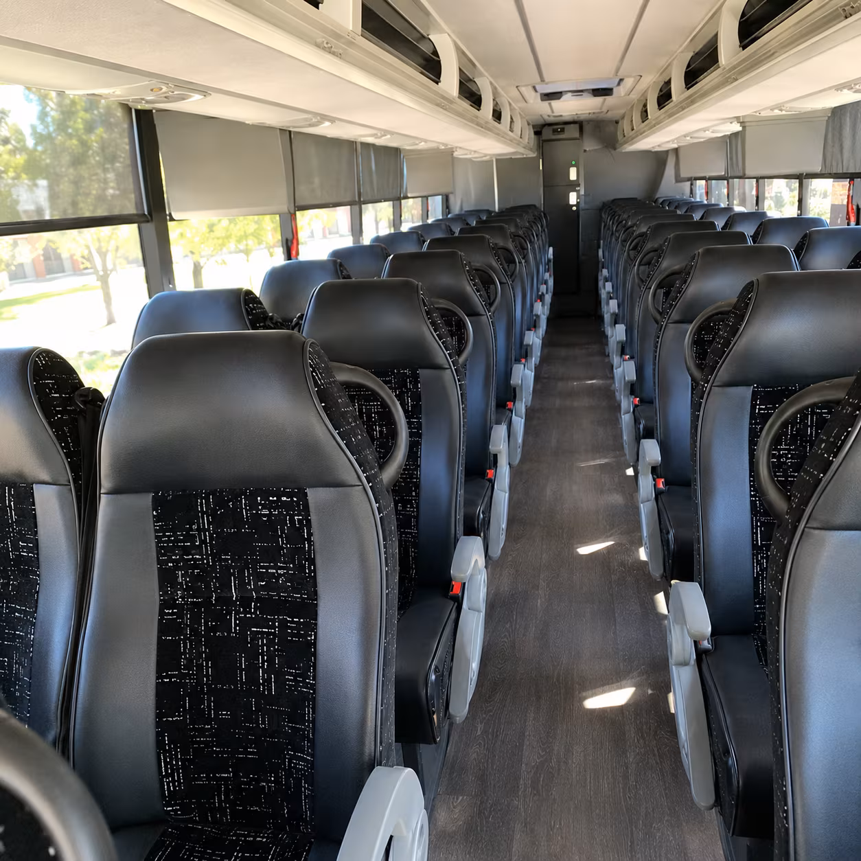 coral springs charter bus interior gallery