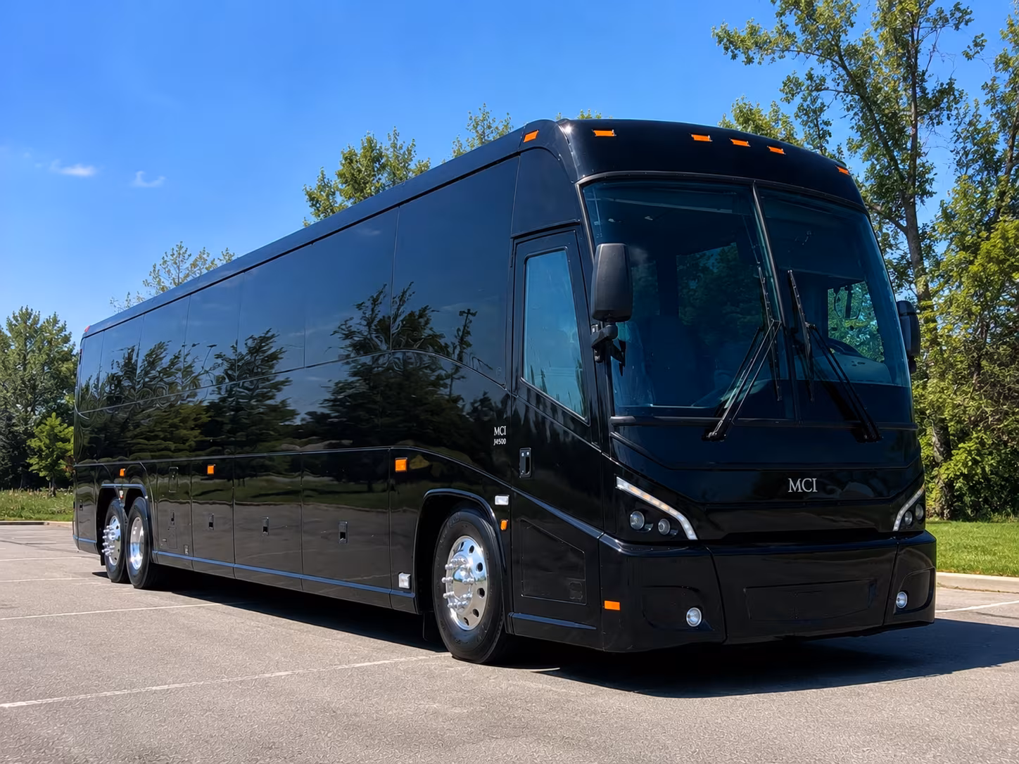 white black and silver wedding buses available for coral springs celebrations